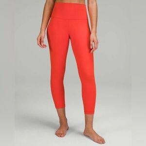 NWT Lululemon Align 25” Solar Orange Leggings
